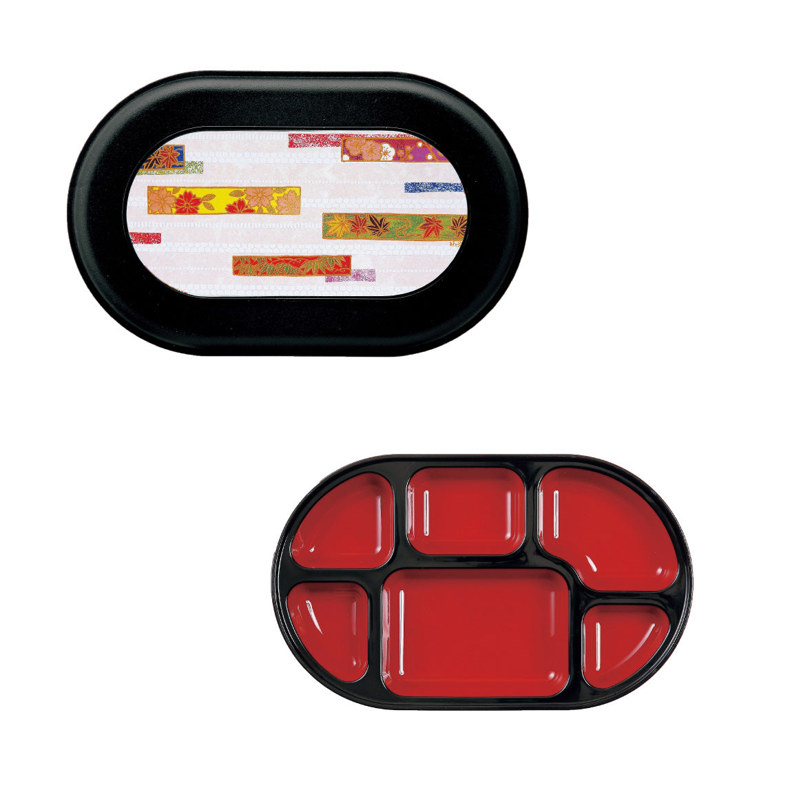 【リターナブル 副食固定容器】F-107-W(角丸) 幅279mm