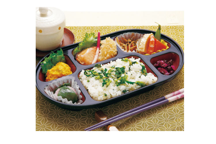 副食容器 - 固定仕切り（二色成形）